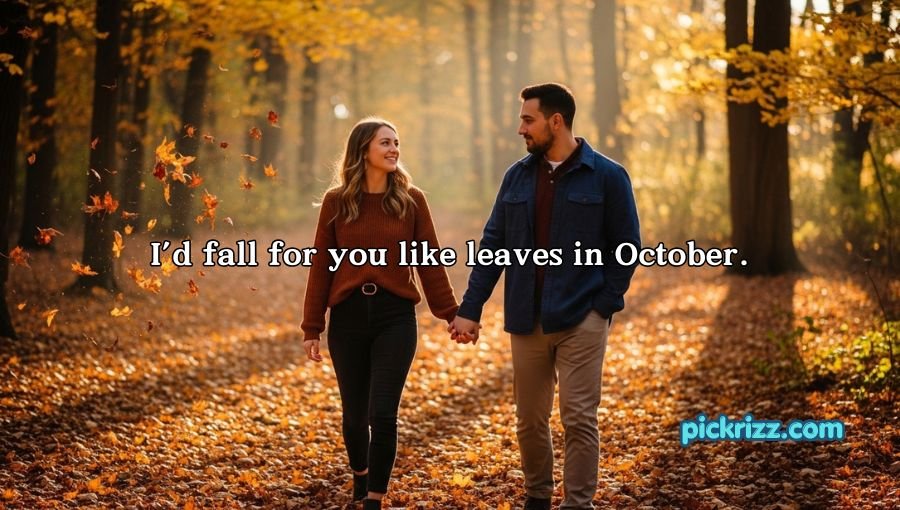 Autumn Pick Up Lines