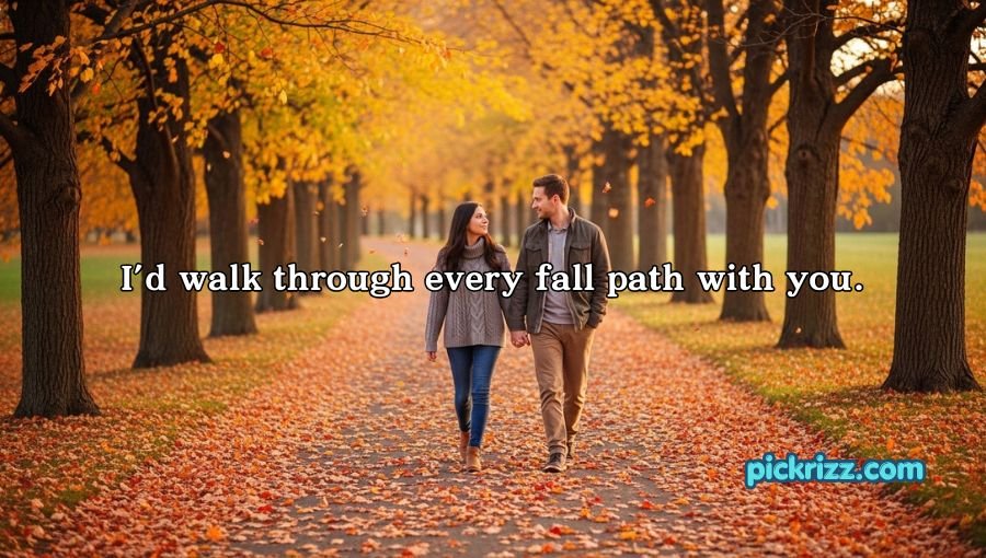 Autumn Pick Up Lines