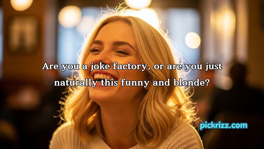 Blonde Pick Up Lines