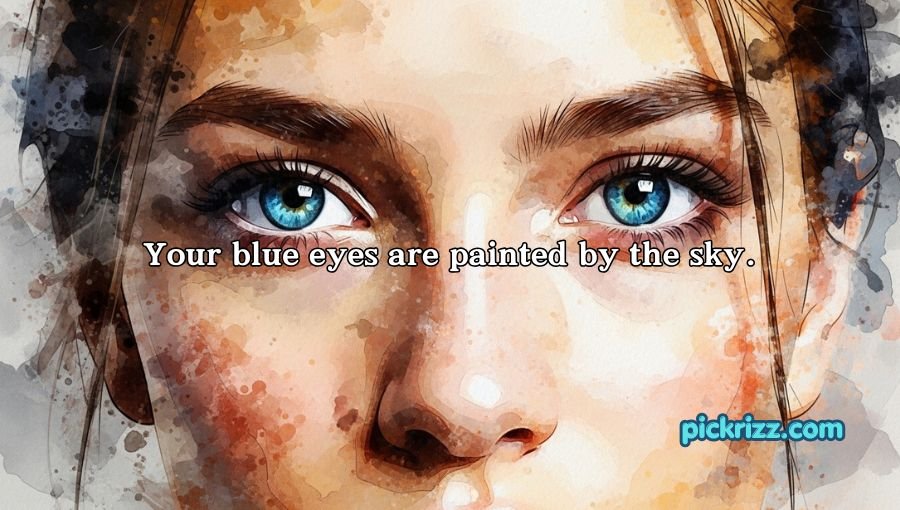 Blue Eyes Pick Up Lines