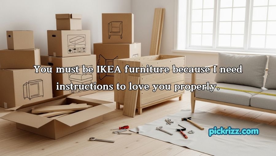 Furniture Pickup Lines