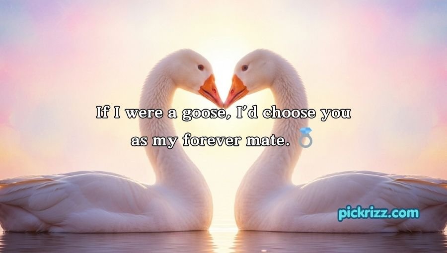 Goose Pickup Lines