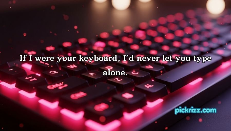 Keyboard Pickup Lines