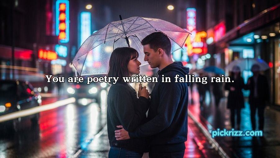 Rain Pickup Lines