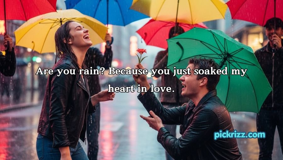 Rain Pickup Lines