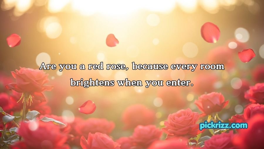 Red Roses Pick Up Lines