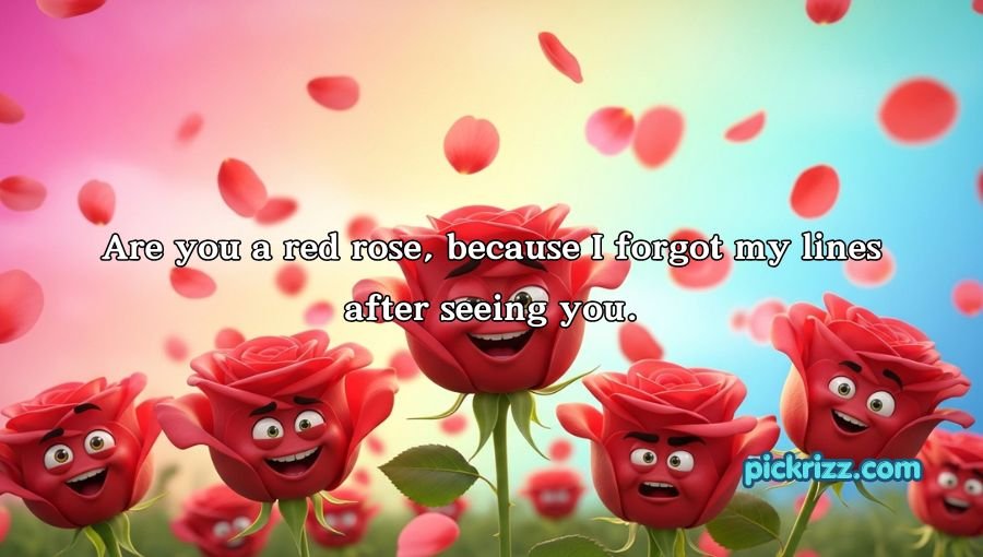 Red Roses Pick Up Lines