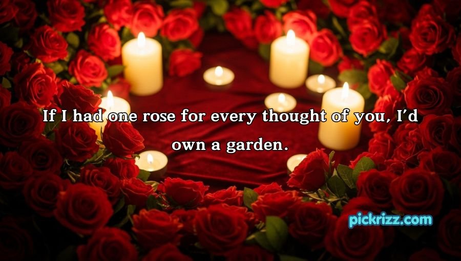 Red Roses Pick Up Lines