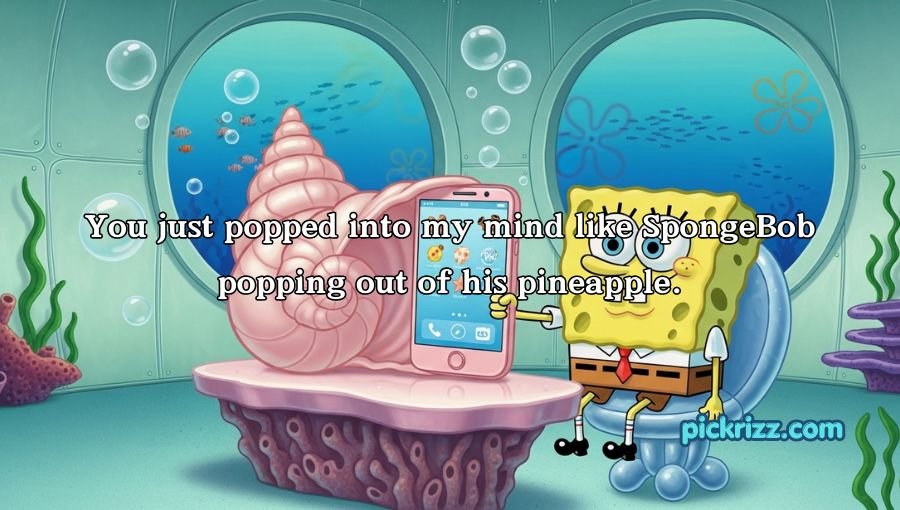SpongeBob Pick Up Lines