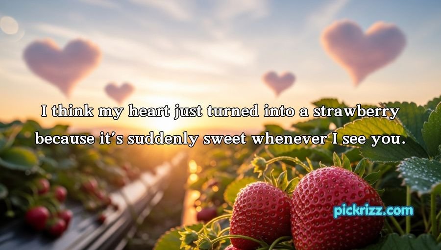 Strawberry Pick Up Lines