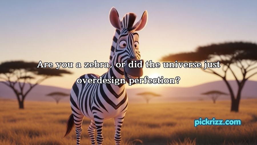 Zebra Pickup Lines
