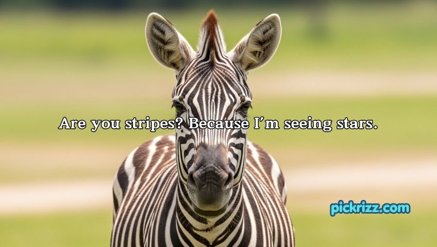 Zebra Pickup Lines