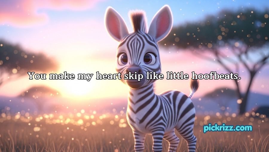 Zebra Pickup Lines