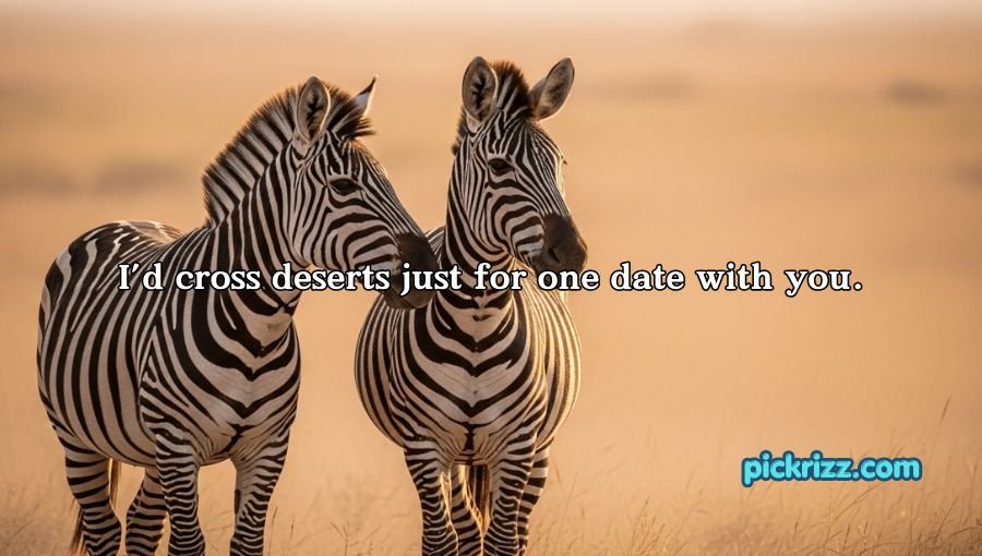 Zebra Pickup Lines