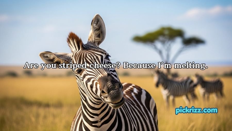 Zebra Pickup Lines