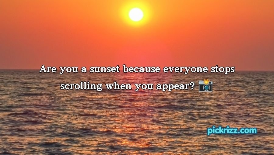 Sunset Pick Up Lines