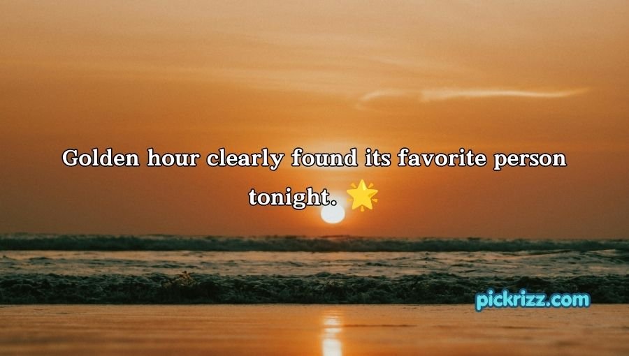 Sunset Pick Up Lines