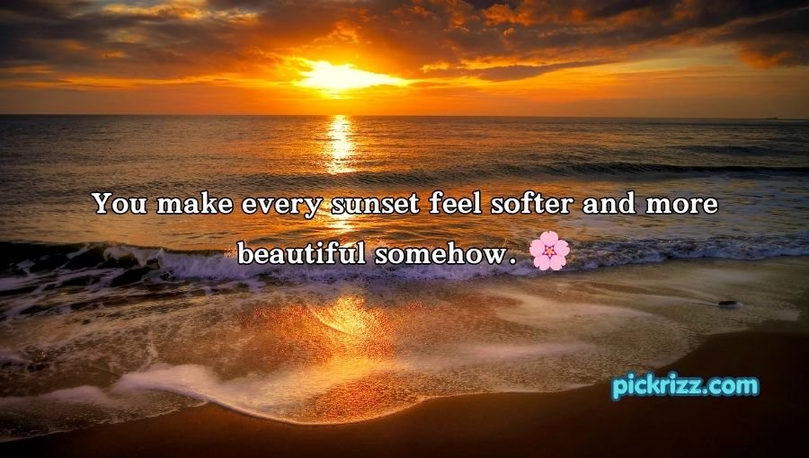 Sunset Pick Up Lines