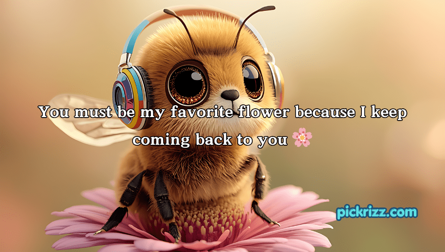 bee pick up lines