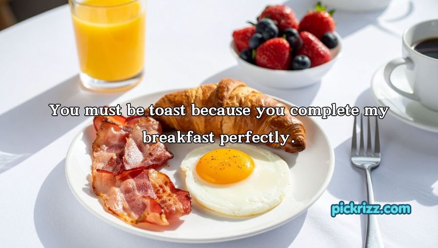 Breakfast Pick Up Lines