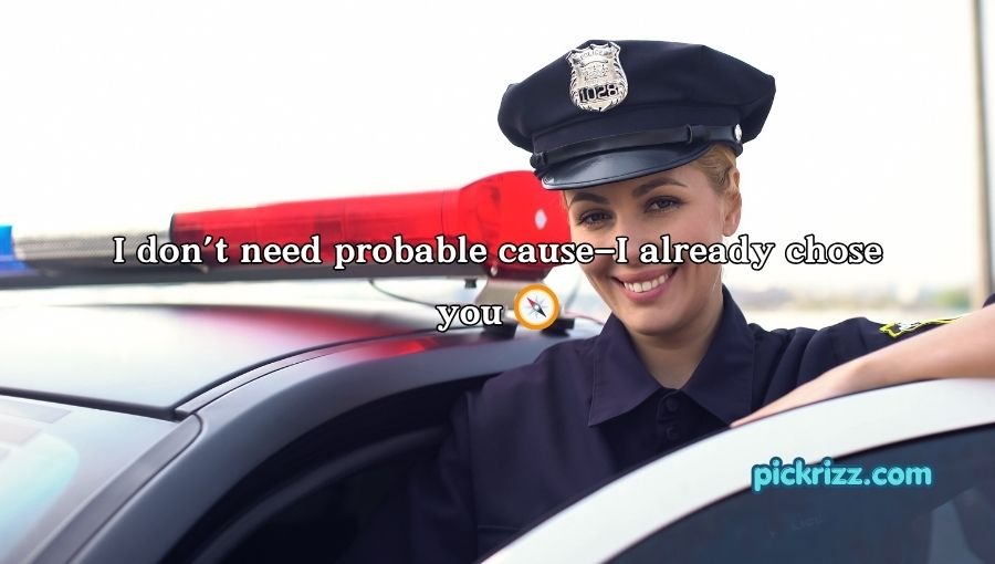 cop pick up lines
