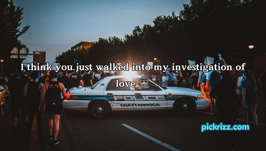 cop pick up lines