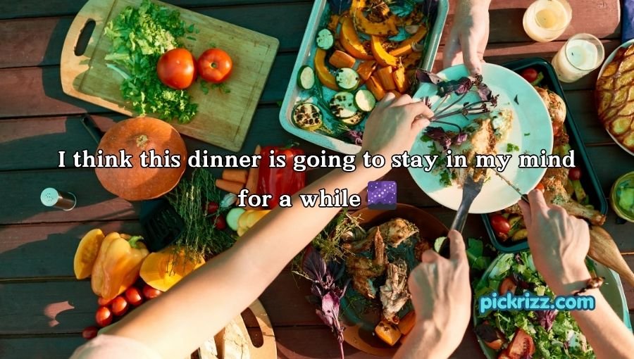 Dinner Pick-Up Lines