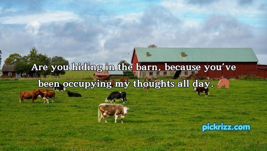 Farming Pick Up Lines