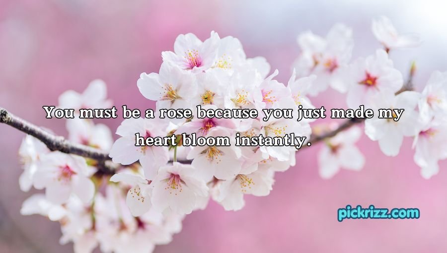 Flower Pick Up Lines