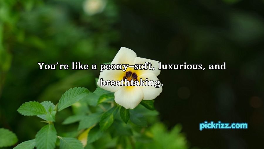 Flower Pick Up Lines