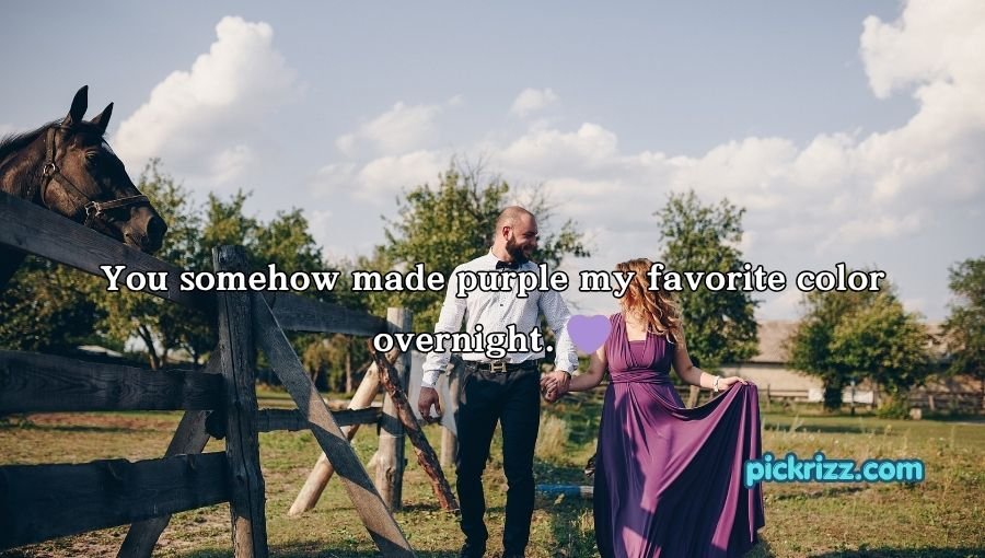 Purple Pick Up Lines