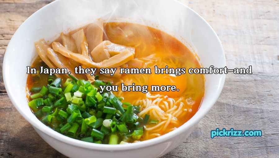Ramen Pick Up Lines