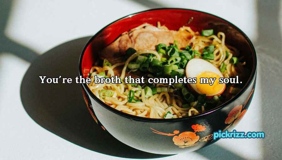 Ramen Pick Up Lines
