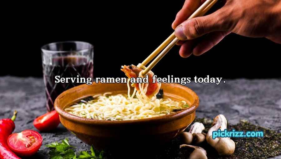 Ramen Pick Up Lines