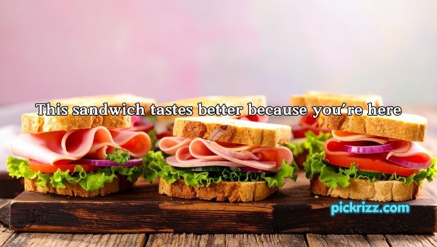 Sandwich Pickup Lines
