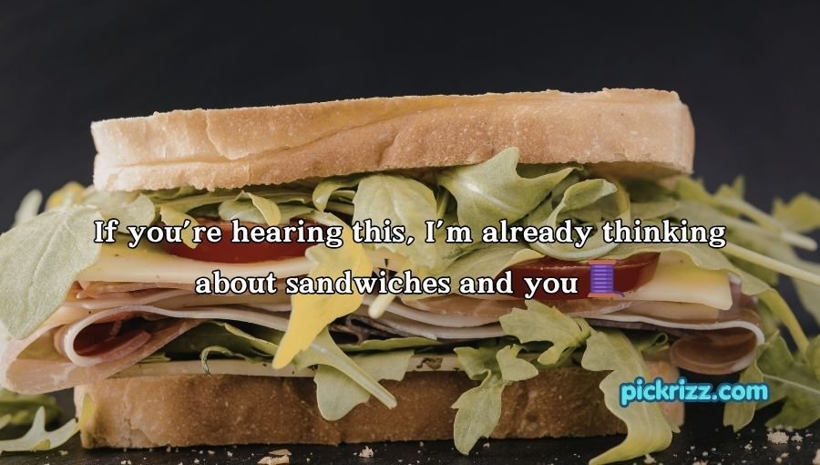 Sandwich Pickup Lines