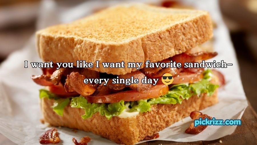 Sandwich Pickup Lines