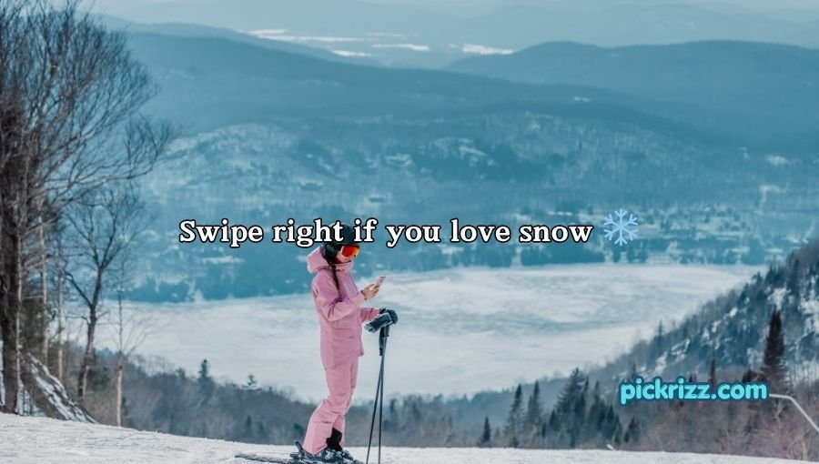 skiing pick up lines
