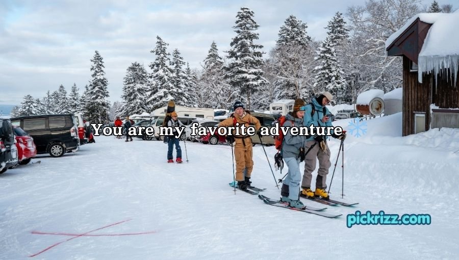 skiing pick up lines