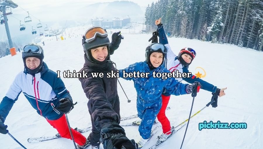 skiing pick up lines
