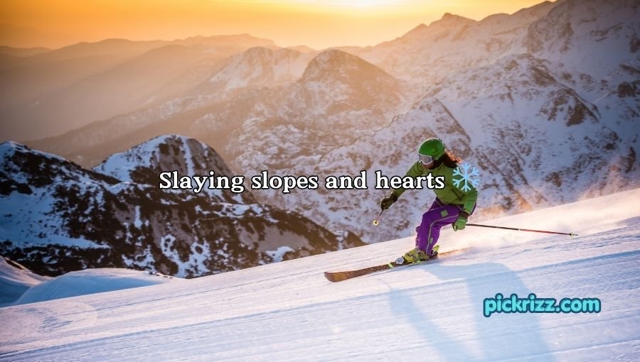 skiing pick up lines