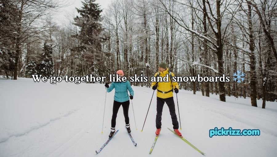skiing pick up lines