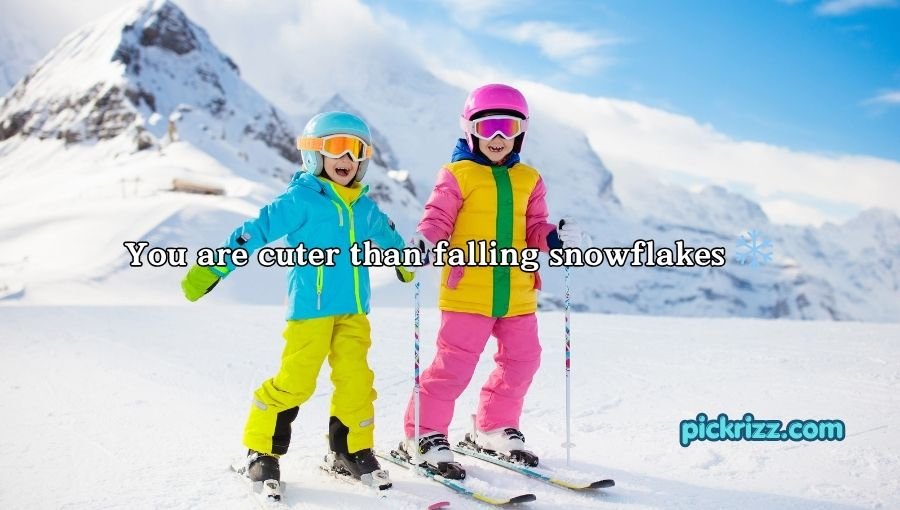 skiing pick up lines