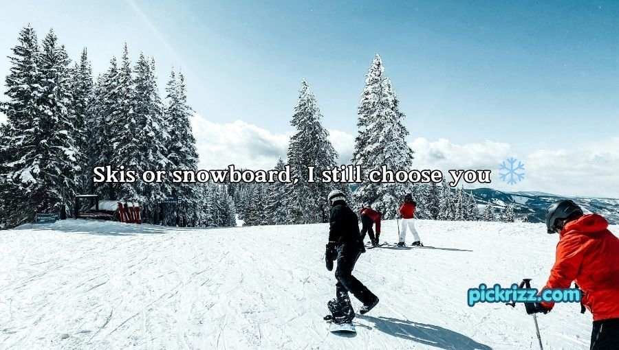 skiing pick up lines