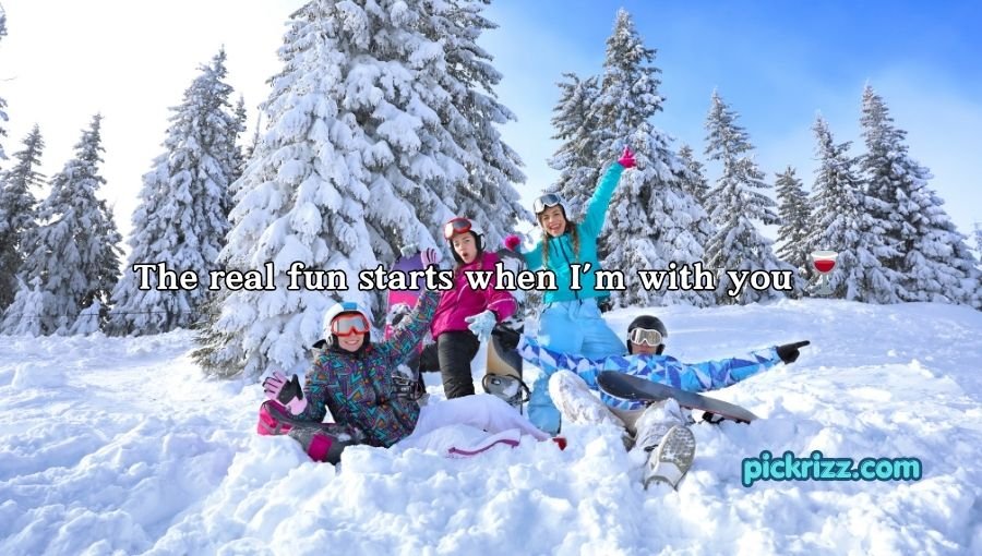 skiing pick up lines