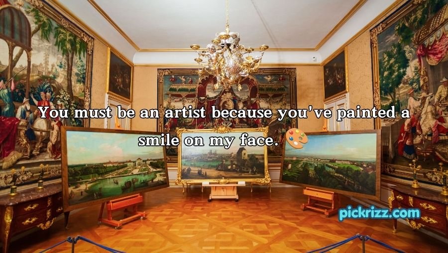 Art Museum Pick Up Lines