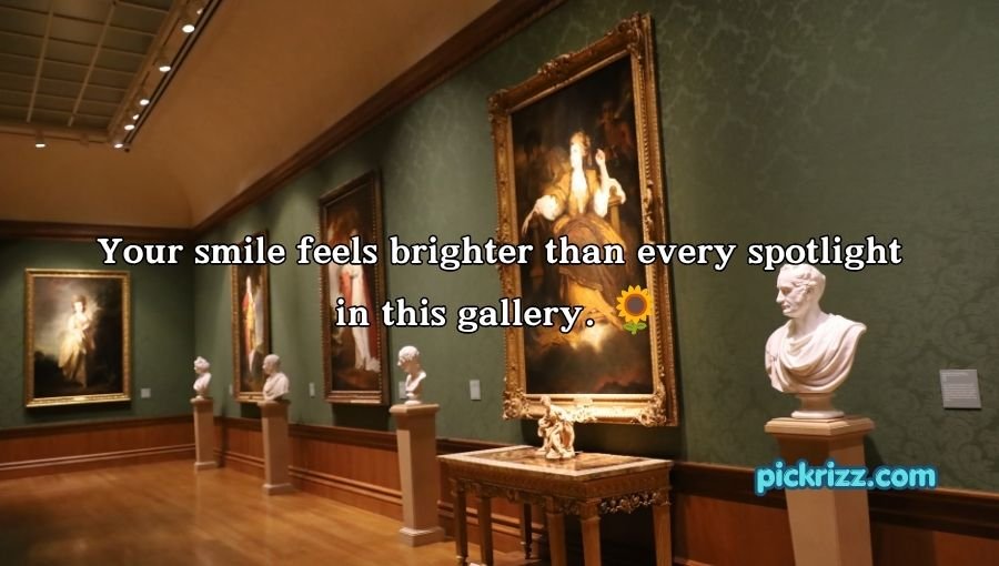 Art Museum Pick Up Lines