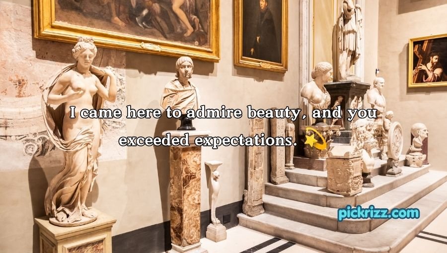 Art Museum Pick Up Lines