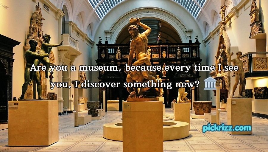 Art Museum Pick Up Lines