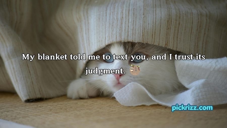 Blanket Pickup Lines